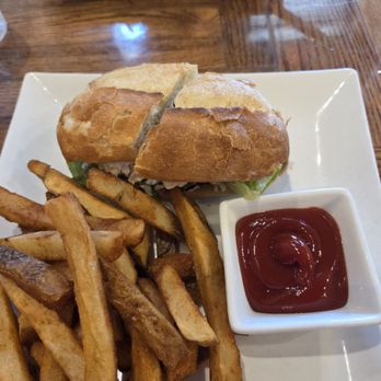 The Elephant Bistro & Bar - Chicken salad and fries - American Near Me - Hoxie, Kansas