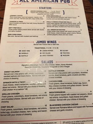 Menu photo 8 All American Pub Charlotte, NC Menu photo 8 All American Pub Charlotte, NC