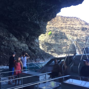 Holoholo Charters - Cave along the Napali coast. Skillful maneuvers, Captain Wendell. - Boating Near Me - Eleele, Hawaii Holoholo Charters - Cave along the Napali coast. Skillful maneuvers, Captain Wendell. - Boating Near Me - Eleele, Hawaii