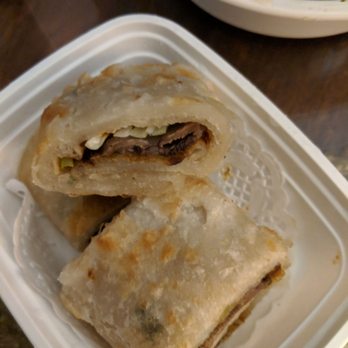 Blue Wave - Scallion Pancake with Beef - Shanghainese Near Me - Williston Park, New York Blue Wave - Scallion Pancake with Beef - Shanghainese Near Me - Williston Park, New York