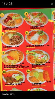 Menu photo 7 Gorditas El Tio Phoenix, AZ Menu photo 7 Gorditas El Tio Phoenix, AZ