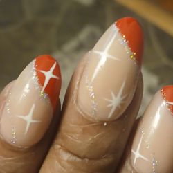 Diamond Nails - Christmas season,  I received a lot of compliments on my nails.
