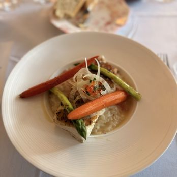 Chez Maryse - Halibut in risotto - Bakeries Near Me - Fresno, California Chez Maryse - Halibut in risotto - Bakeries Near Me - Fresno, California