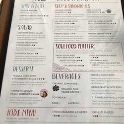 Trio Plant-based - Menu