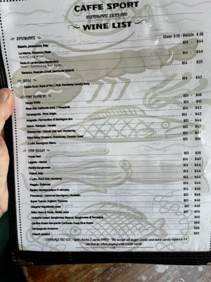 Menu photo 1 Caffe Sport San Francisco, CA Menu photo 1 Caffe Sport San Francisco, CA