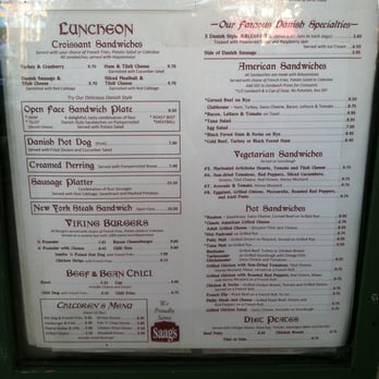 Solvang Restaurant - Menu posted outside - Scandinavian Near Me - Solvang, California Solvang Restaurant - Menu posted outside - Scandinavian Near Me - Solvang, California