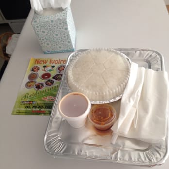 New Ivoire - Huge portions (standard tissue box as frame of reference for size) - African Near Me - New York, New York New Ivoire - Huge portions (standard tissue box as frame of reference for size) - African Near Me - New York, New York