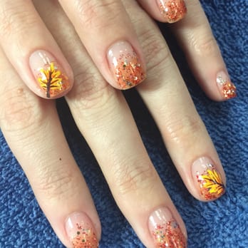 Blooming Nails & Spa - Here are my wonderful Fall Nails! Thanks Jannette.... You're the best!!!! - Nail Salons Near Me - Phoenix, Arizona