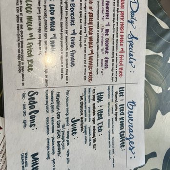 808 Grindz Cafe - Menu as of 9/18 - Cafes Near Me - Lahaina, Hawaii