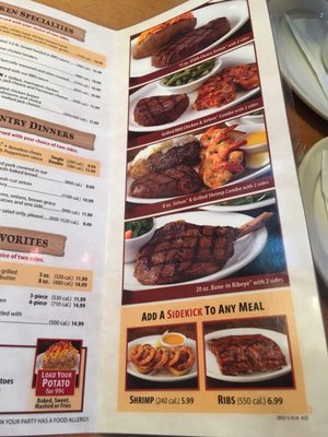 Menu photo 3 Texas Roadhouse Ames, IA