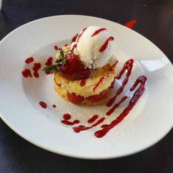 All Chocolate Kitchen - Strawberry shortcake and gelato - Desserts Near Me - Geneva, Illinois