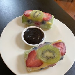 Honey Fruit Spring Roll