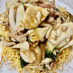 Meat combination chow mein $12.95 Meat combination chow mein $12.95