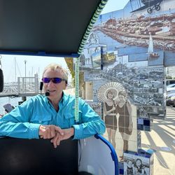 Pedal Beach Tours - Jeff mid-tour.