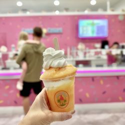 Conch Custard - Orange water ice with gelati!