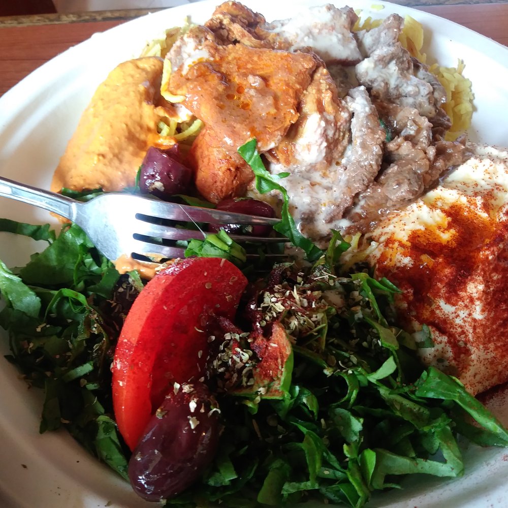 Paprika Cafe - (Garlic) Chicken & Shawerma combo - Mediterranean Near Me - Monterey, California Paprika Cafe - (Garlic) Chicken & Shawerma combo - Mediterranean Near Me - Monterey, California