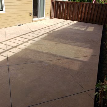 Custom Concrete Construction - After concrete was poured and stamped - Masonry/Concrete Near Me - Portland, Oregon