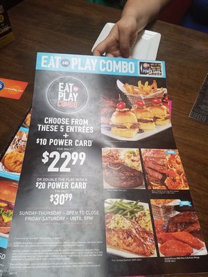 Menu photo 3 Dave & Buster's Pittsburgh - Homestead Homestead, PA