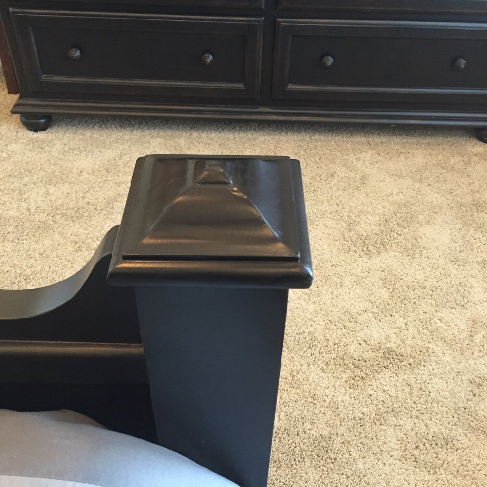 United Quality Restoration - This had multiple pieces broken off and the top little finial was completely broken off. Carlos fixed it and it's good as new! - Furniture Repair Near Me - Cedarhill, Texas United Quality Restoration - This had multiple pieces broken off and the top little finial was completely broken off. Carlos fixed it and it's good as new! - Furniture Repair Near Me - Cedarhill, Texas