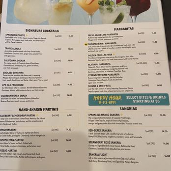 California Pizza Kitchen - Menu (7/2026) - Pizza Near Me - Honolulu, Hawaii