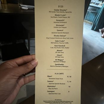 Aiko - Omakase menu - Japanese Near Me - Houston, Texas
