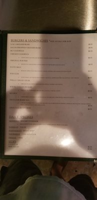Menu photo 1 The Irish Pub Weirton, WV Menu photo 1 The Irish Pub Weirton, WV