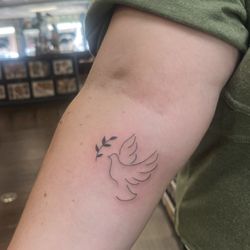 Brightside Tattoo Shop - Dove tattoo