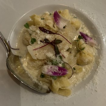 Evo Italian - Poached Pear Beggars Purse - Italian Near Me - Tequesta, Florida
