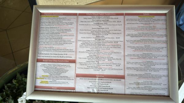 Menu photo 1 Frida's Cafe & Bakery Largo, FL