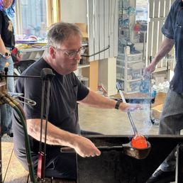 Glass shaping. Glass shaping.