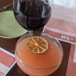 Wine & Ramble on Rose cocktail