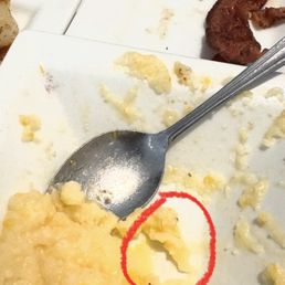 Hair in the cheese grits Hair in the cheese grits