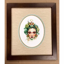 Celebrity Framing - Beautiful layered matting that complements the colors in the art work