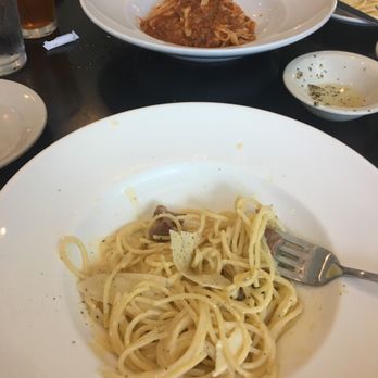 Roma - Pasta carbonara and pasta bolognese...two classics! - Italian Near Me - Houston, Texas Roma - Pasta carbonara and pasta bolognese...two classics! - Italian Near Me - Houston, Texas
