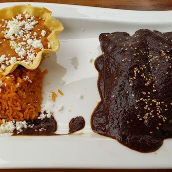 Los Agaves - Mole enchilada. Mole sauce was BOMB Mole Enchiladas - Tacos Near Me - Santa Barbara, California Los Agaves - Mole enchilada. Mole sauce was BOMB Mole Enchiladas - Tacos Near Me - Santa Barbara, California