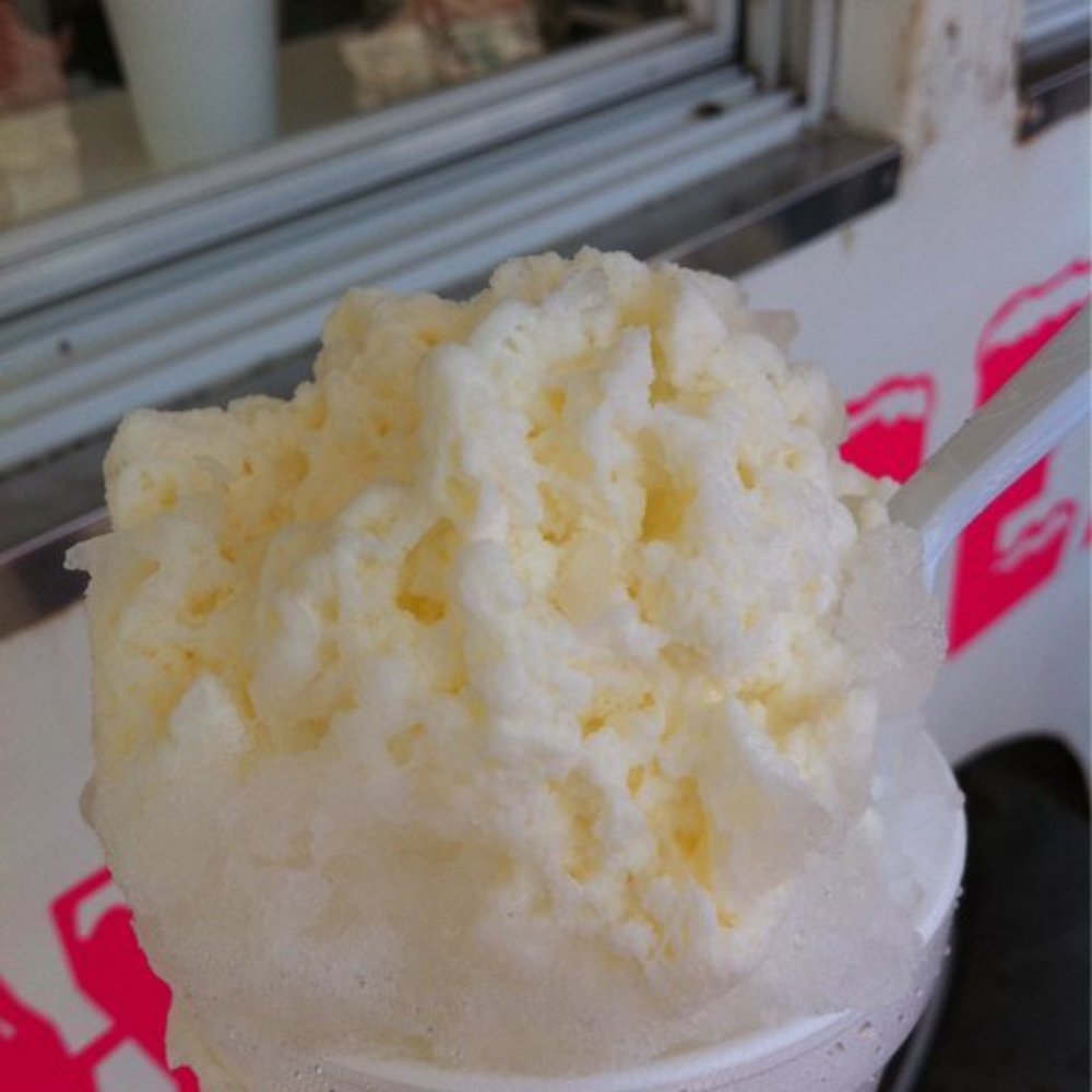 Sno-Beach - Wedding cake + silverfox + cream... *drool* - Shaved Ice Near Me - Austin, Texas