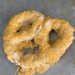 Kepler's Seafood - Crab pretzel fresh out of my oven. Take and bake!