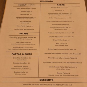 Kalamata - Tapas Bars Near Me - Barcelona, B