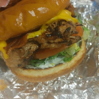 Burger Bros - Grilled Chicken with Cheese, Bacon and my toppings of choice. - Burgers Near Me - Towson, Maryland