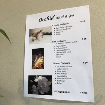 Orchid Nails & Spa - 5/4 pedicure item list - Nail Salons Near Me - Tonawanda, New York Orchid Nails & Spa - 5/4 pedicure item list - Nail Salons Near Me - Tonawanda, New York