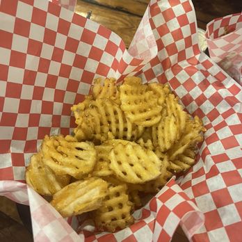 Heavenly Buffaloes - Half Idaho Waffle Fry - American Near Me - Durham, North Carolina