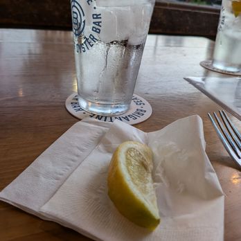 Brigantine - Lemons with water. Sure... Brought in a napkin.... - Seafood Near Me - Coronado, California