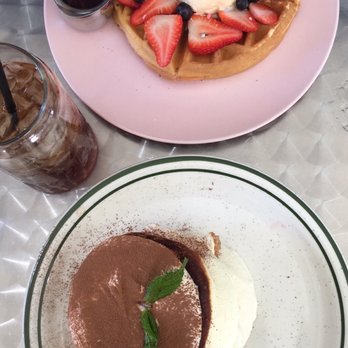 Basilur - Tiramisu Souffle Pancake, Earl Grey Tea (ICE), Strawberry Waffles, and Strawberry & Kiwi Black Tea - Coffee & Tea Near Me - Buena Park, California Basilur - Tiramisu Souffle Pancake, Earl Grey Tea (ICE), Strawberry Waffles, and Strawberry & Kiwi Black Tea - Coffee & Tea Near Me - Buena Park, California