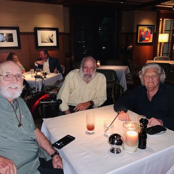 Palm Beach Grill - Yours truly and two of my friends - New American Near Me - Palm Beach, Florida
