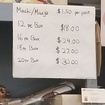 Osaka-Ya - Mochi prices - Desserts Near Me - Sacramento, California