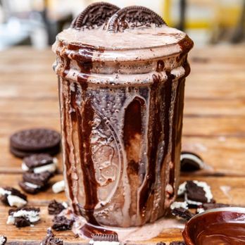 Bareburger - Short North - a milkshake with oreo cookies - Burgers Near Me - Columbus, Ohio Bareburger - Short North - a milkshake with oreo cookies - Burgers Near Me - Columbus, Ohio
