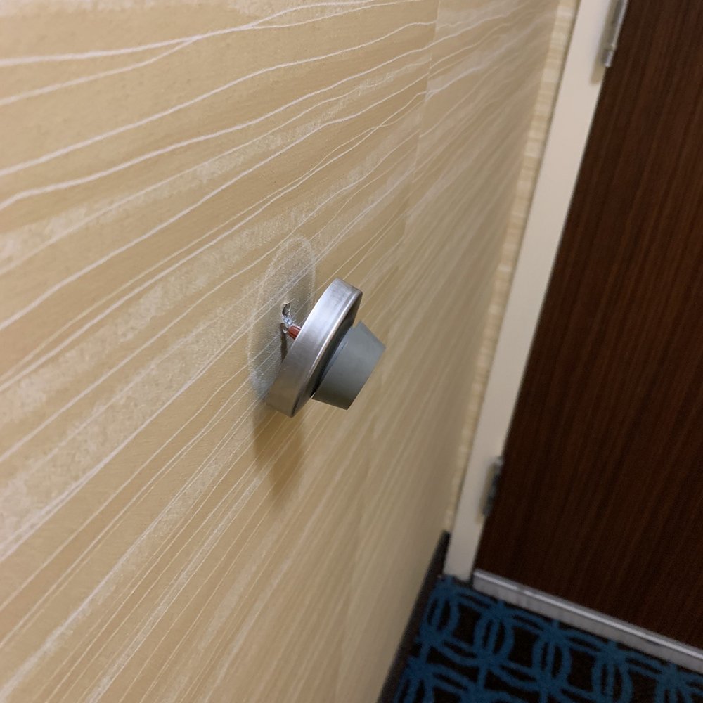 Fairfield by Marriott Inn & Suites Batesville - The door stop is barely hanging on the wall! - Hotels Near Me - Batesville, Mississippi