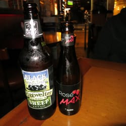 Fatt's Place - Something different, and English (l) and Belgian (r) brew.