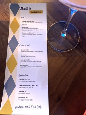 Menu photo 8 Middle 8 Pleasanton, CA