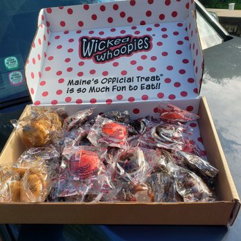 Wicked Whoopies - We bought a box of the minis for a party in 5 flavors.... - Desserts Near Me - Freeport, Maine Wicked Whoopies - We bought a box of the minis for a party in 5 flavors.... - Desserts Near Me - Freeport, Maine